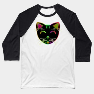 Happy Cat 7 Baseball T-Shirt